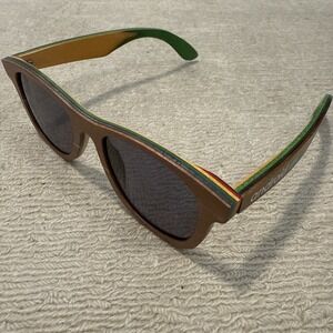 Wooden Android  Sunglasses - UV400 Unisex - Polarized -  Zebrawood Frame- NWT